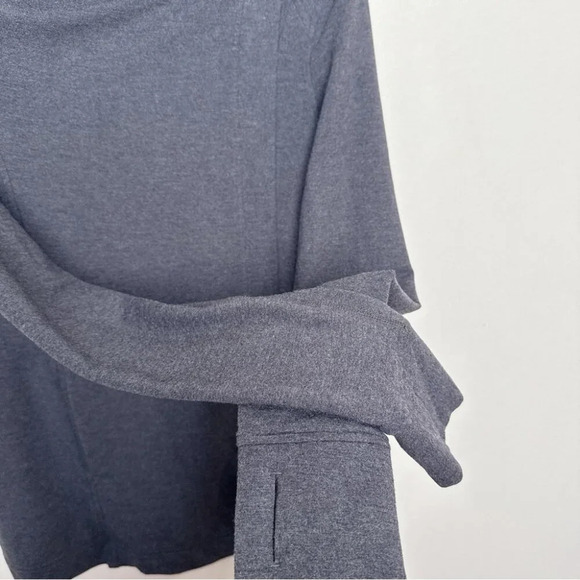 Lululemon Womens 8 Coast Wrap Heathered Black - Picture 11 of 16